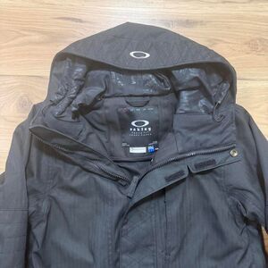 Y2K Oakley BioZone FN Dry 15K Snowboard Ski Parka Jacket Hooded Baggy Size XS